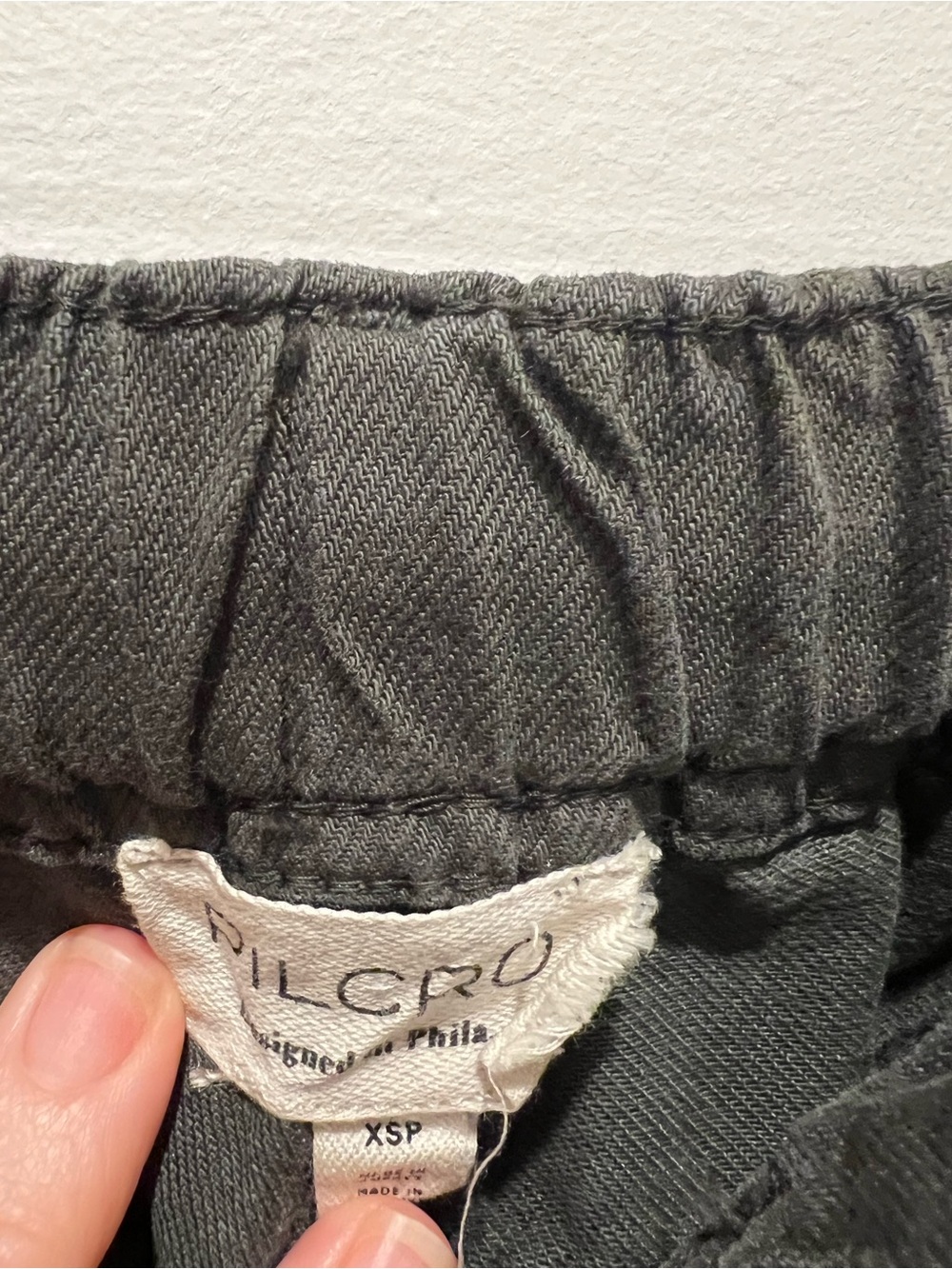 Pilcro Anthropologie XS wide leg palazzo pants charcoal color. Washed, not worn - Picture 13 of 13